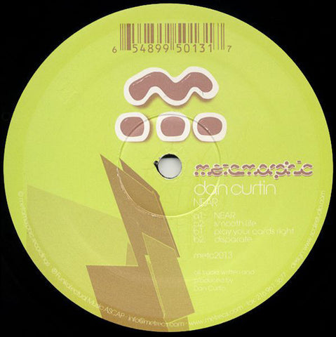 Dan Curtin ‎– Near - New 12" Single Record 2001 Metamorphic Vinyl - Deep House / Tech-House