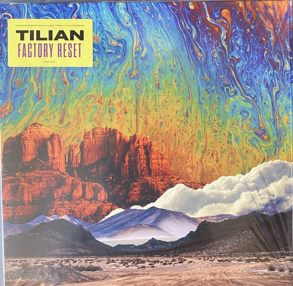 Tilian – Factory Reset - New LP Record 2021 Rise USA Clear with Pink & Blue Splatter Vinyl - Indie Pop / Pop Rock - Shuga Records