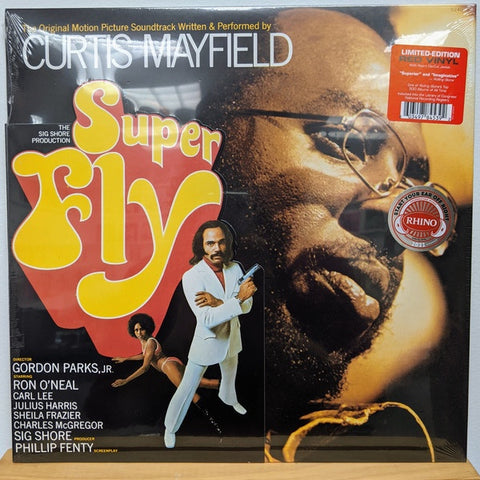 Curtis Mayfield ‎– Super Fly (The Original Motion Picture 1972) - New LP Record 2021 Curtom/Rhino USA Red Vinyl - Soundtrack / Soul / Funk