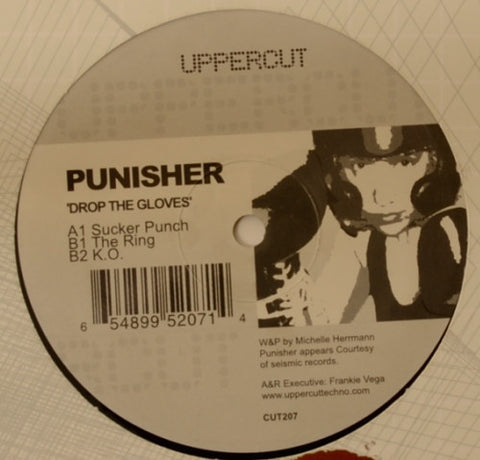 Punisher ‎– Drop The Gloves - New 12" Single 2005 USA Uppercut Vinyl - Techno