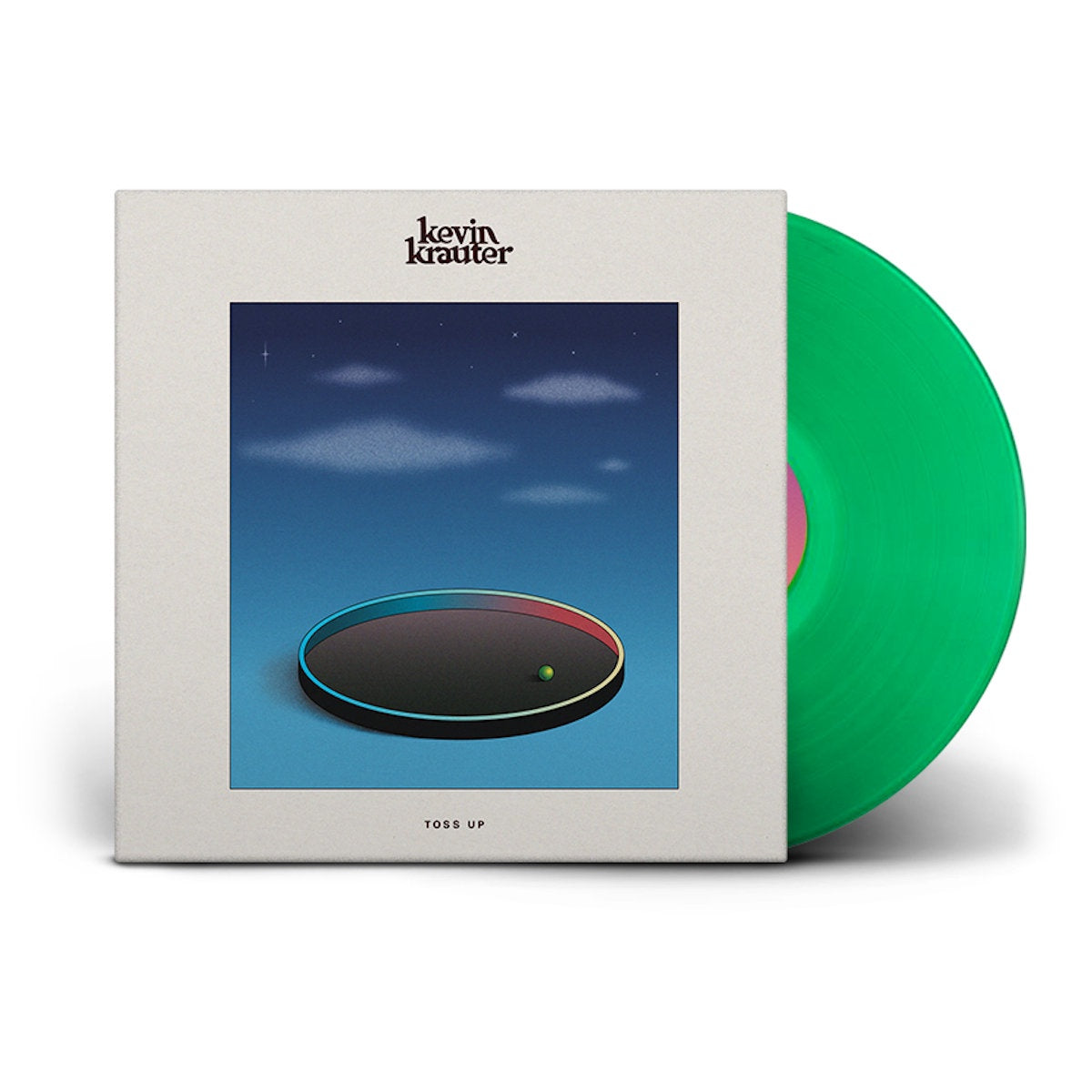 Kevin Krauter ‎– Toss Up - New Vinyl Lp 2018 Bayonet Limited Edition Pressing on Green Vinyl with Download - Indie Pop