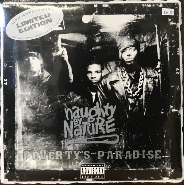 Naughty By Nature ‎– Poverty's Paradise (1995) - New 2 LP Record Store Day 2019 Tommy Boy USA RSD Black Friday 180 gram Smoky Colored Vinyl & 7" - Hip Hop