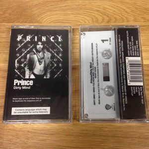 Prince - Dirty Mind (1980) - New Cassette - 2016 Warner White Tape - Pop / Rock / Purple Lord
