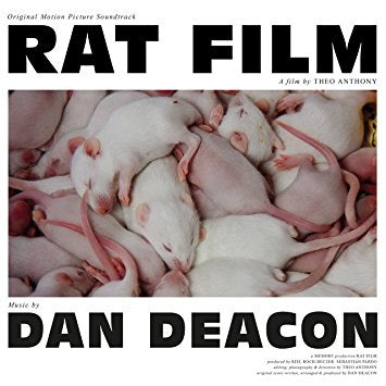 Dan Deacon - Rat Film (Original Film Score) - New Vinyl 2017 Domino Recordings Limited Edition 180Gram Pressing on 'Rat Hair Colored' Vinyl with Download (Limited to 500!) - Soundtrack / Score