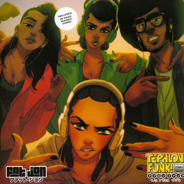 Fat Jon ‎– Tephlon Funk: The Free Tape - New  LP Record 2016 Ample Soul USA Vinyl & Manga Comic Book - Hip Hop / Instrumental - Shuga Records