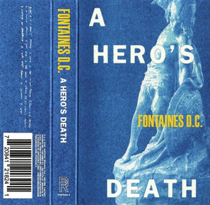 Fontaines D.C. ‎– A Hero's Death - New Cassette 2020 Partisan USA Tape Limited Edition Blue Shell - Post-Punk