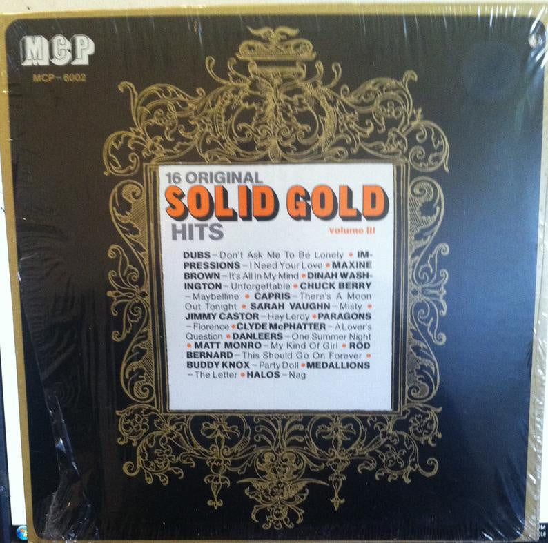 Various ‎– Original Solid Gold Hits Volume III / 3 - VG+ Lp Record 1970s MCP USA Vinyl - Soul / Funk / Rock - Shuga Records