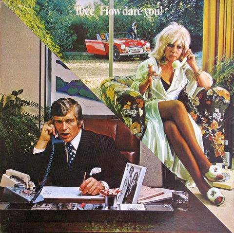10cc ‎– How Dare You! - VG+ Lp Record 1976 Canada Original Vinyl - Rock / Soft Rock