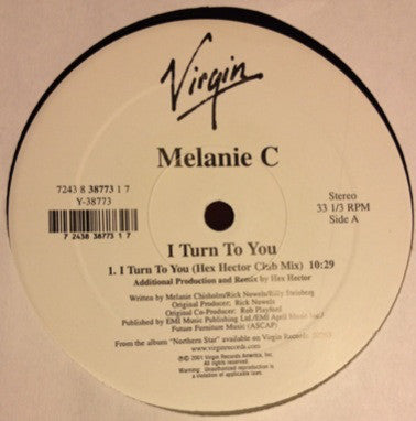 Melanie C - I Turn To You Mint- - 12" Single 2001 Virgin USA - House