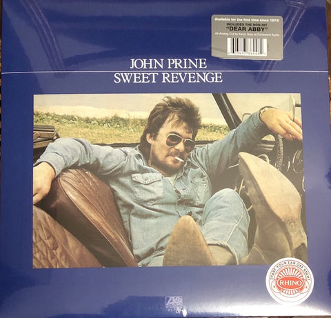John Prine ‎– Sweet Revenge (1973) - Mint- Lp Record 2018 Atlantic Rhino USA 180 gram Vinyl - Country / Folk / Bluegrass