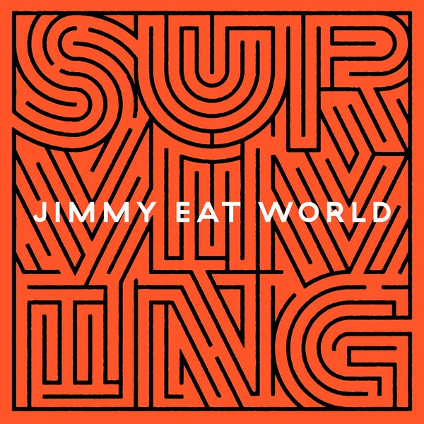 Jimmy Eat World ‎– Surviving - Mint- LP Record 2019 RCA USA Black Vinyl & Download - Alternative Rock / Emo - Shuga Records