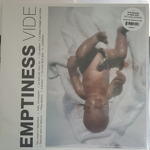 Emptiness ‎– Vide Season Of Mist Europe Import Black Vinyl - Dream Pop / Darkwave