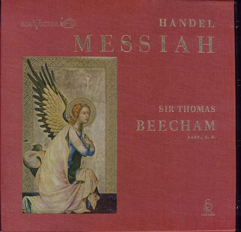 Sir Thomas Beecham Bart, C.H. ‎– Handel Messiah - VG+ 4 Lp Set 1959 Mono USA Original Press (1000 Made) - Classical