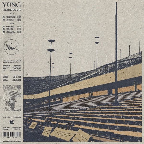 Yung - Ongoing Dispute - New LP Record 2021 PNKSLM Indie Exclusive Clear Vinyl - Post-Punk