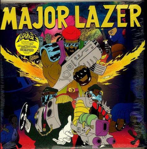 Major Lazer ‎– Free The Universe - New 2013 Record 2 LP Limited Edition Color Vinyl - Electronic / Dub