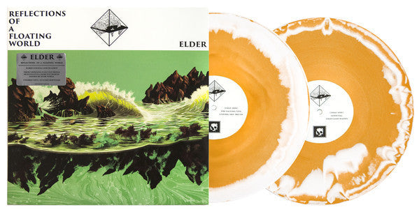 Elder ‎– Reflections Of A Floating World - New Vinyl Record 2017 Deathwish Limited Edition 2-LP on 'Bone / Orange' Colored Vinyl with Gatefold Jacket and Download - Stoner / Doom / Psych Rock