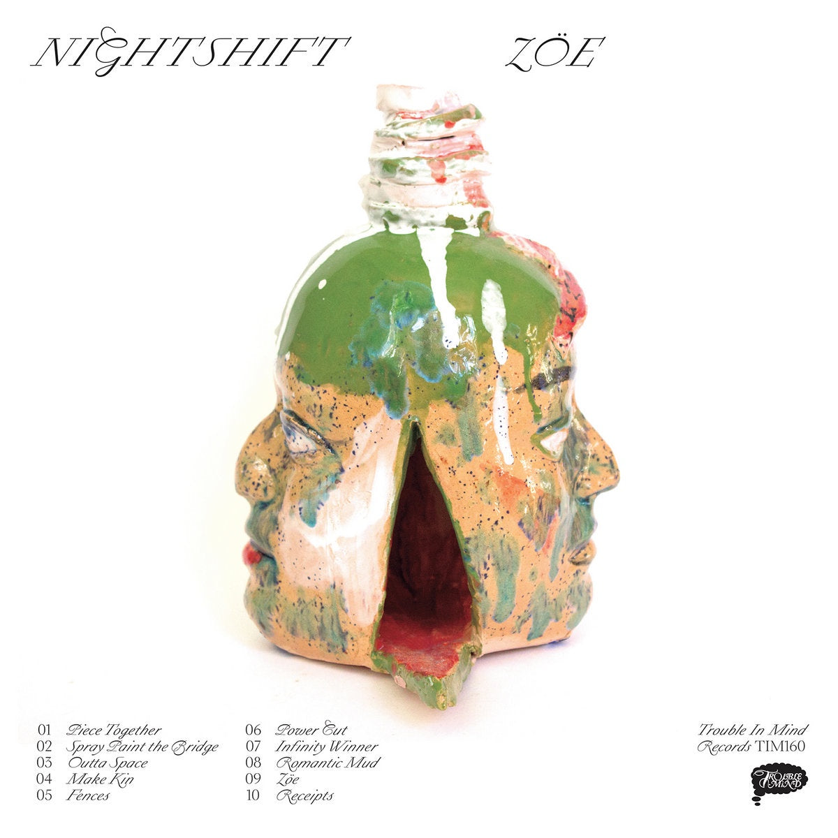 Nightshift - Zoe - New Cassette 2021 Trouble In Mind Tape - Experimental Rock