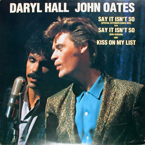 Daryl Hall - John Oates - Say It Isn't So - VG+ 12" Single 1983 RCA USA - Synth-Pop