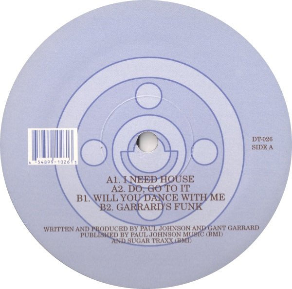 Brother 2 Brother (Paul Johnson/Gant Garrard)– I Need House - New 12" Single Record 2001 Dust Traxx USA Vinyl - Chicago House / Deep House - Shuga Records