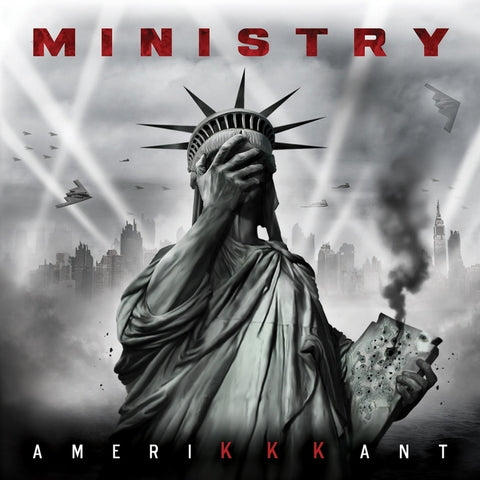 Ministry - Amerikkkant - New Vinyl Lp 2018 Nuclear Blast Limited Edition 'Red/Black Swirl' Vinyl with Gatefold Jacket - Industrial Metal