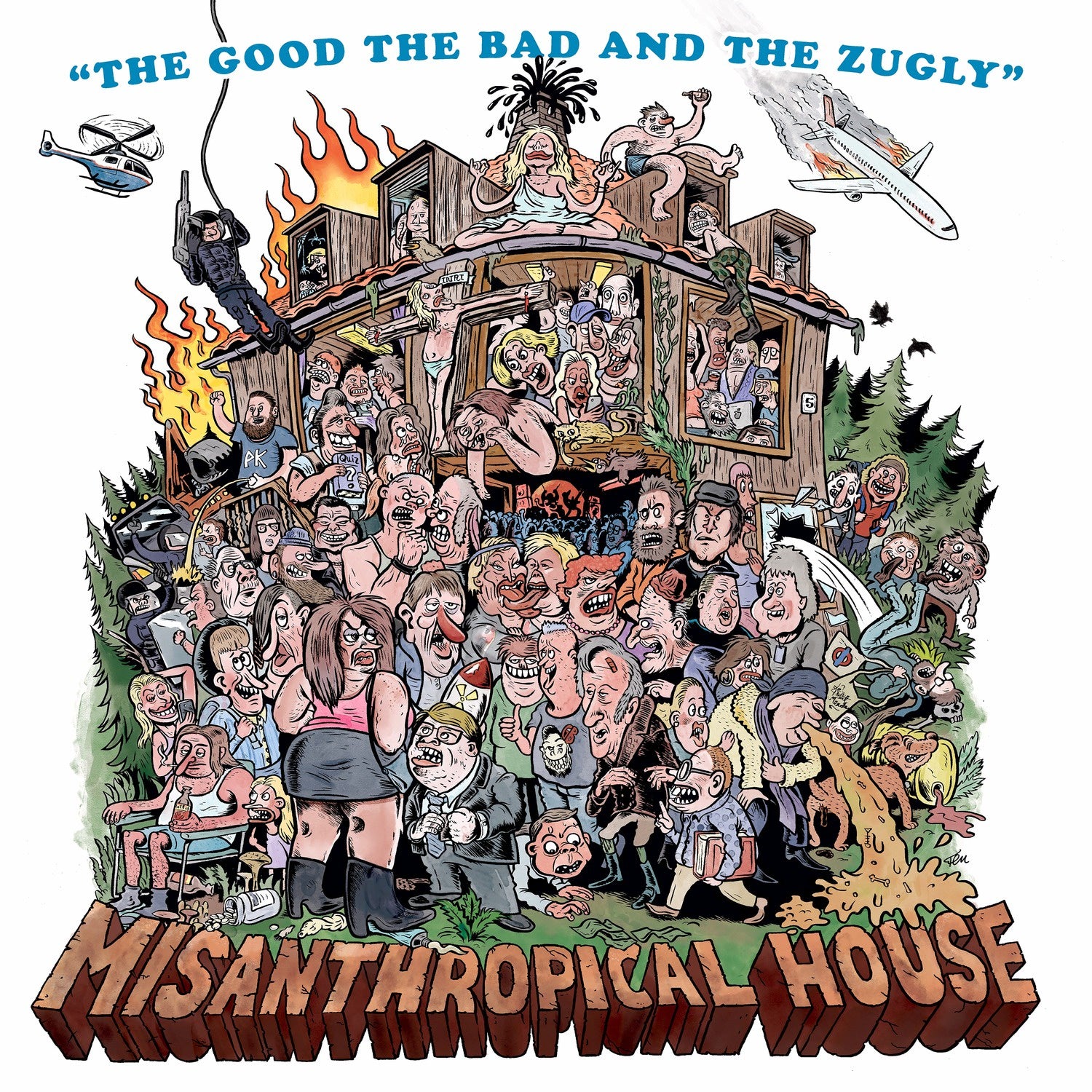 The Good The Bad And The Zugly ‎– Misanthropical House - New Lp Record 2018 Fysisk Format Norway Import Green Vinyl - Punk Rock / Hardcore