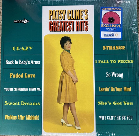 Patsy Cline - Greatest Hits (1967) - New Lp Record 2019 Decca Walmart Exclusive Pink Vinyl - Country