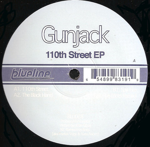 Gunjack ‎– 110th Street EP (Avex Axiom, Frankie Vega Remix) - New 12" Single 2006 Blueline Music USA Vinyl - Chicago Techno