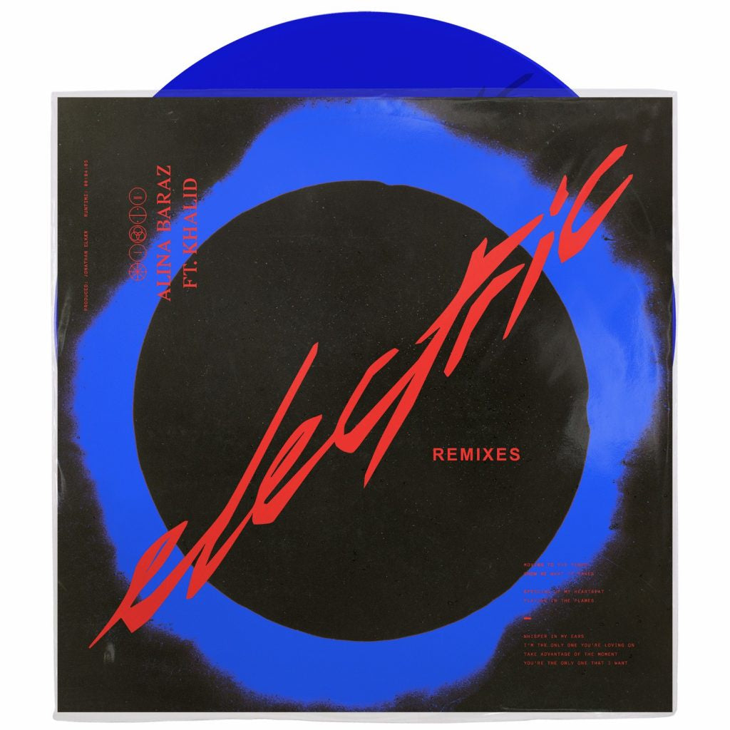Alina Baraz (ft. DJ Khalid) - Electric Remixes - New Vinyl Record 2017 Mom + Pop Limited Edition Translucent Blue 12" Single with Etched B-Side - Electronic / Downtempo