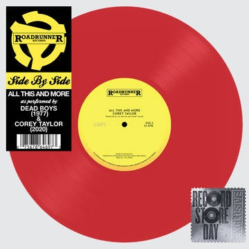 Corey Taylor / Dead Boys - All This And More - New 12" Single Record Store Day Black Friday 2020 Roadrunner Canada Import Neon Pink Vinyl - Rock - Shuga Records