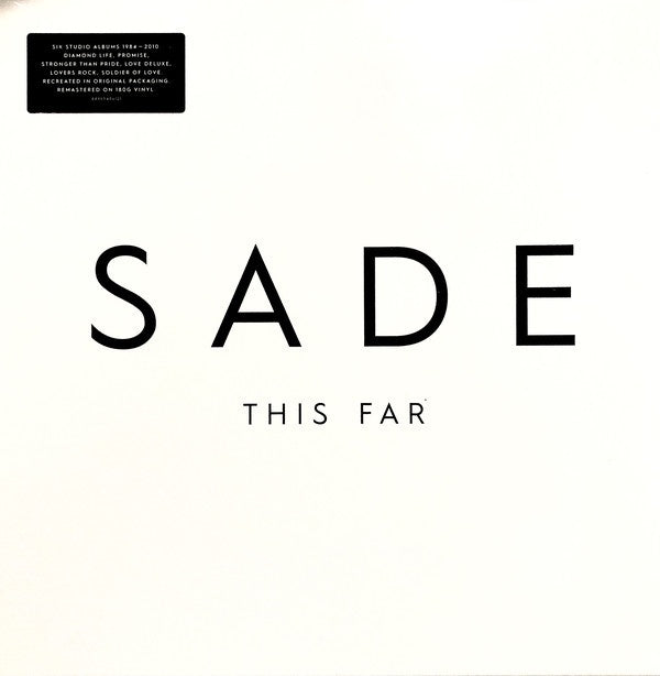 Sade - This Far - New 6 LP Record Box Set 2020 Sony Epic 180 gram Vinyl - Soul / Smooth Jazz / Neo Soul - Shuga Records