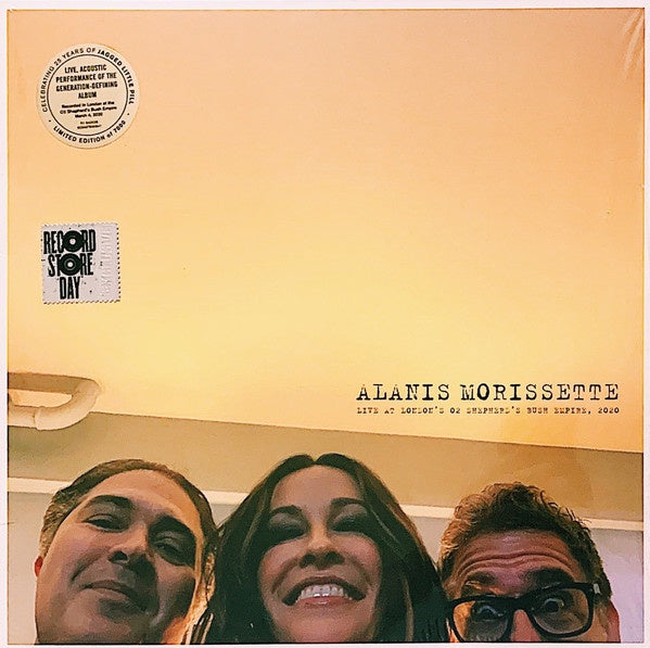 Alanis Morissette ‎– Live At London's O2 Shepherd's Bush Empire, 2020 - New 2 LP Record Store Day Black Friday 2020 Rhino Europe Import Vinyl - Alternative Rock - Shuga Records