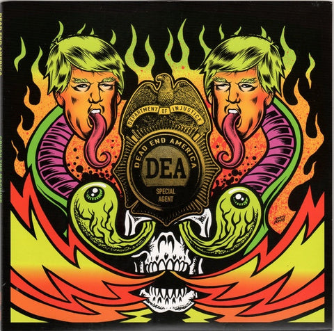 Dead End America ‎– Crush The Machine - New 7" Single Record 2020 Southern Lord USA Red Opaque Vinyl - Punk