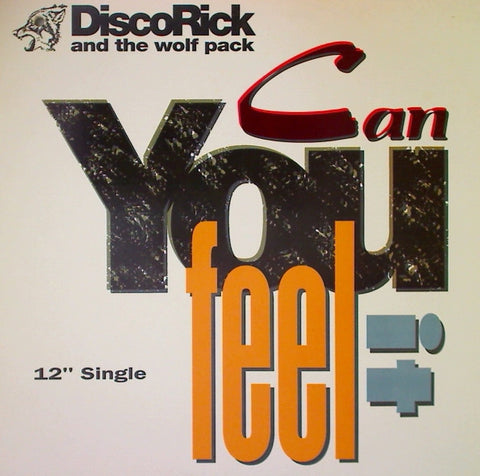 Disco Rick And The Wolf Pack - Can You Feel It Mint- - 12" Single 1993 Luke USA - Electro