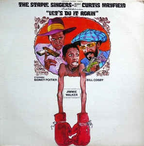 The Staple Singers & Music By Curtis Mayfield - Let's Do It Again (Original) - VG- (LOW GRADE) LP Record 1975 Curtom USA Original RARE Vinyl - Soundtrack - Shuga Records