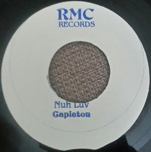 Capleton ‎– Nuh Luv - VG 45rpm Jamaica RMC Records - Reggae / Dancehall