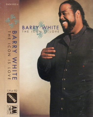 Barry White ‎– The Icon Is Love - Used Cassette 1994 A&M - Soul / RnB/Swing