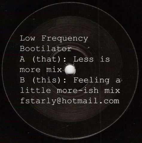 LFO ‎– Low Frequency Bootilator - VG+ 12" Single UK Import 2003 Original - Breaks