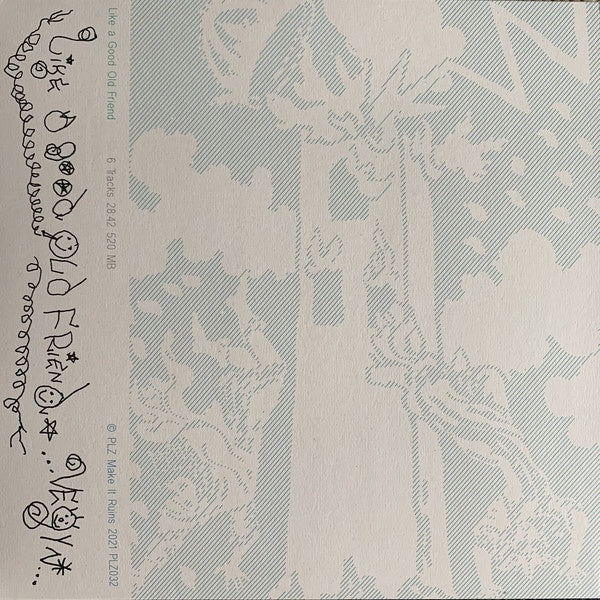 Vegyn ‎– Like a Good Old Friend - New EP Record 2021 PLZ Make It Ruins UK Import Vinyl - Electronic / Experimental - Shuga Records