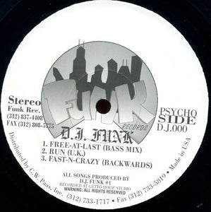D.J. Funk - Fuk-U-Later (69 Mix) - VG+ 12" Single 2001 USA - Chicago House/ Techno/Ghetto