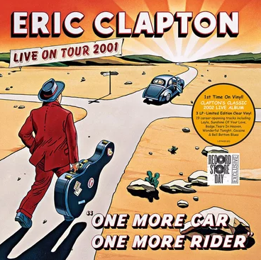 Eric Clapton ‎– One More Car, One More Rider - New 3 Lp 2019 USA RSD Clear Vinyl Record Store Day - Classic Rock / Blues Rock