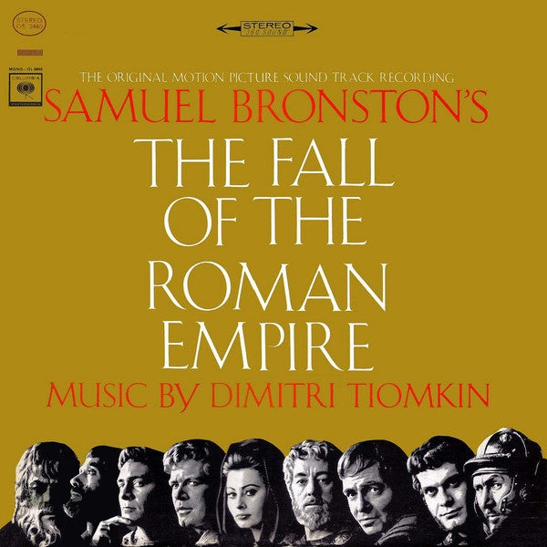 Dimitri Tiomkin ‎– The Fall Of The Roman Empire (Original Motion Picture) - Mint- Lp Record 1964 CBS USA Stereo Vinyl - Soundtrack