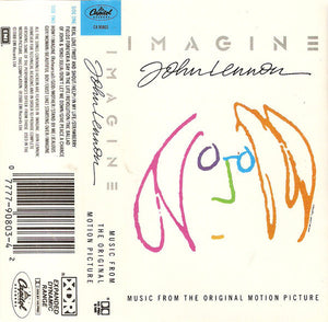 John Lennon - Imagine - Music From The Motion Picture - VG+ 1988 USA Cassette Tape - Rock