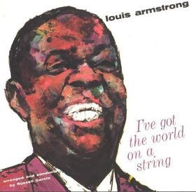 Louis Armstrong (with Russell Garcia) ‎– I've Got The World On A String  - VG- 1960 Verve USA Lp - Jazz