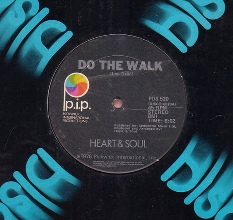 Heart & Soul - Do The Walk VG+ - 12" Single 1976 P.I.P. USA - Funk