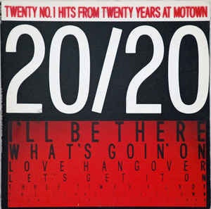 Various ‎– 20/20 Twenty No.1 Hits From Twenty Years At Motown - VG+ 1980 Stereo 2 Lp Set Original Press - Soul / Funk