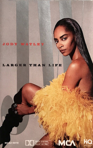 Jody Watley – Larger Than Life - Used Cassette Tape MCA 1989 USA - Hip Hop / RnB Swing