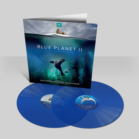 Hans Zimmer, Jacob Shea and David Fleming - Blue Planet II - New Vinyl 2018 Silva Screen RSD 2 Lp Exclusive on Transparent Blue Vinyl (Limited to 1000) - BBC Soundtrack