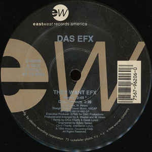 Das EFX ‎– They Want EFX - VG- 12" Single 1992 EastWest Records America USA - Hip Hop