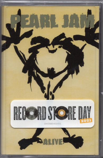 Pearl Jam ‎– Alive - New EP Record Store Day 2021 Epic/Sony USA RSD Cassette Tape - Rock / Grunge - Shuga Records