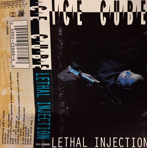 Ice Cube ‎– Lethal Injection - Used Cassette 1993 Priority - Hip Hop / Gangsta
